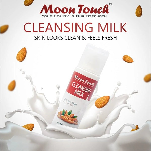 Almond Cleansing Milk (100ml) skin looks clean and feels fresh - GlowLaa.com