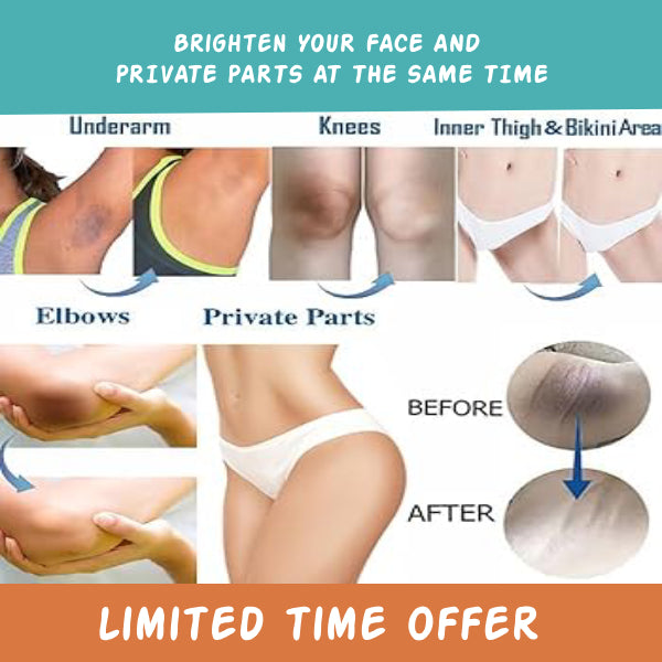 Pack Of 02 | WOKALI Coffee Sherbet Body Scrub 350ml And Whitening Cream 30ml  for Private Areas &amp; Private Part - Underarm