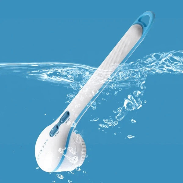 Bathing Spinning Brush with Mesh Sponge Stone 5 Spa Attachment for Cleanse and Pamper Your Body - GlowLaa.com