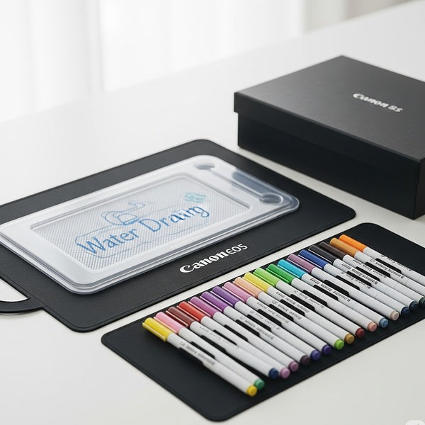 Reusable Water Drawing Mat for Kids – Educational Alphabet &amp; Number Learning Toy with Magic Pens - GlowLaa.com