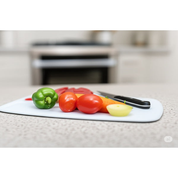 Plastic Chopping Board - Small Size Chopping Board - Cutting Board - Ideal for Food Prep - Chopping Board for Kitchen