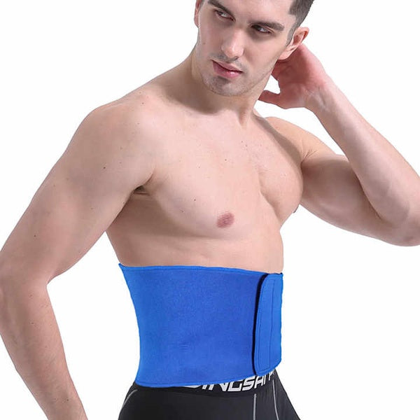 SN-860 Smart Care Waist Trimmer Belt – Free Size Adjustable Compression Sports Belt for Fitness, Weight Lifting &amp; Abdominal Support - GlowLaa.com