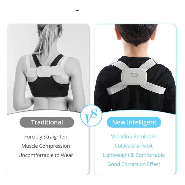 Smart Posture Corrector Belt with Intelligent Detection Vibration Reminder Sensor - GlowLaa.com