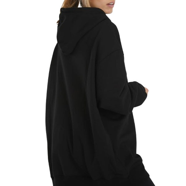 Eagle Logo Black Premium Quality Hoodie For Men &amp; Women - S - GlowLaa.com