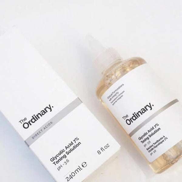 Pack of 2 The Ordinary Glycolic Acid 240ML + Nirvana Botanics- Vitamin C Serum 15ml