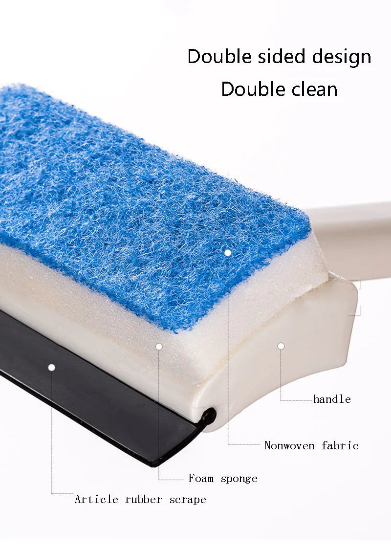 Foam Wiper for window| Glass Cleaning Brush / Squeegee Rubber Window Wiper Cleaner(random color )