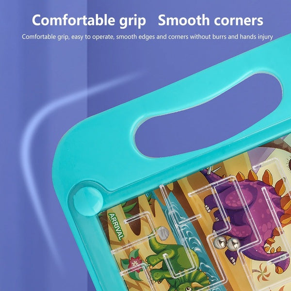 Cartoon Animal Handheld Balance Ball Maze Board Toys for Kids Birthday Party Favors Christmas Gift Goodie Bag Pinata Filler - Random Color - GlowLaa.com