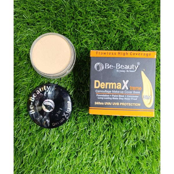 Be Beauty Derma X Base | Long-Lasting &amp; Waterproof base | Suitable for All Skin Types - Ivory