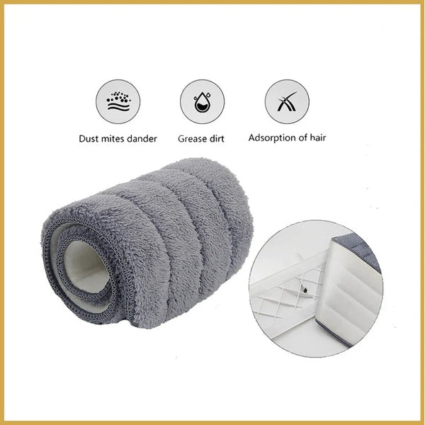 Microfiber Water Spray Mop For House Cleaning Microfiber Spray Mop for Wet and Dry Floor Cleaning, Home Dust, Dirt Cleaner Lightweight 360 Degree Spin Microfiber Mop - Mop Spray with 1x Refill - GlowLaa.com