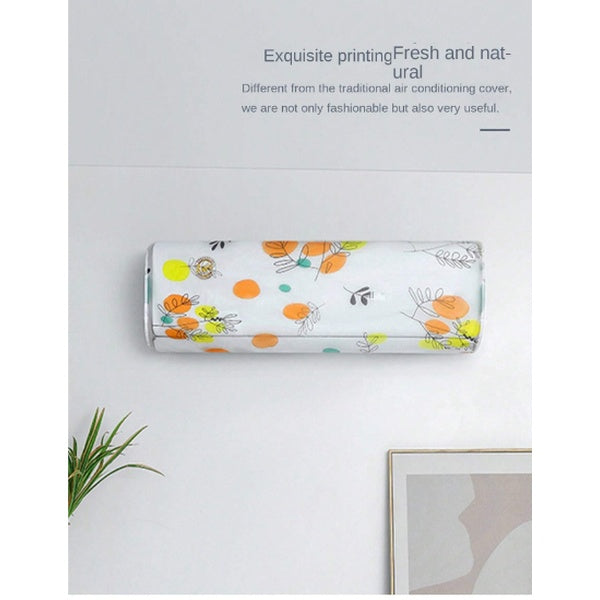 Air Conditioner Dust Cover Wall Mounted Indoor Hanging Dustproof Protective Cover (Random Print) 1 ton