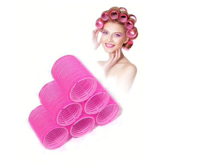 Magic Hair Roller Self-Grip Holding Rollers Hairdressing Curlers Hair Design Sticky Cling Style (12 Pcs) (random color)