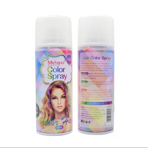 Temporary Hair Colour Spray-Golden (120ml) - GlowLaa.com