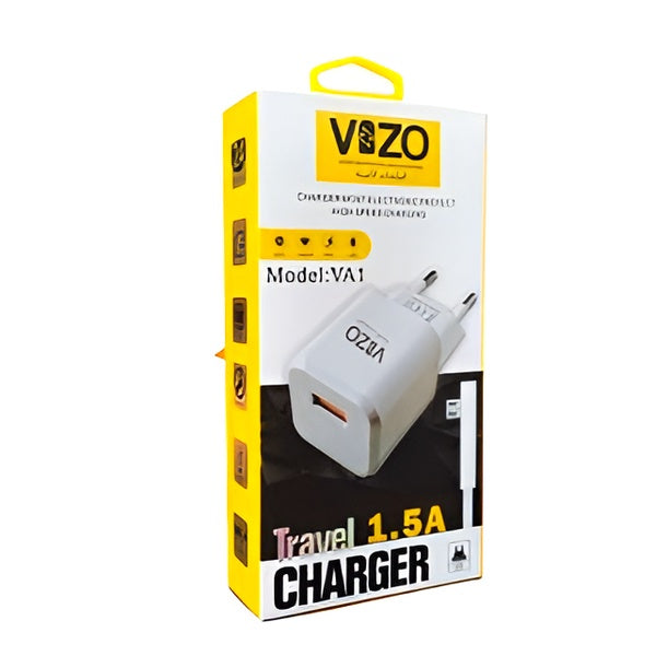 Va1 Micro Charger | Vizo VA1 Charger Micro USB Charger | Android Charger | Mobile Phone Charger - 1.5A Output Charger