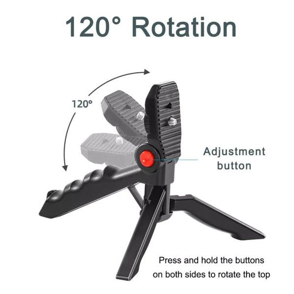 Ay-49 Video Making Kit Vlogging Tripod Triple Band Light