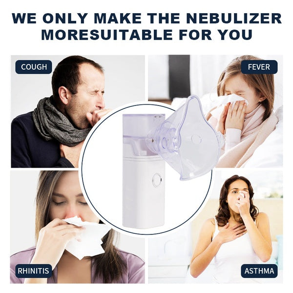 Portable Nebulizer For Asthma Inhaler Nebulizer Machine For Kids And Adults Medical asthma nebulizer - GlowLaa.com