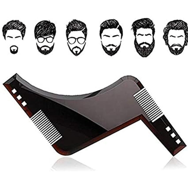 Beard Shaping Tool Template. Beard Shaper Tool Plus Comb - GlowLaa.com