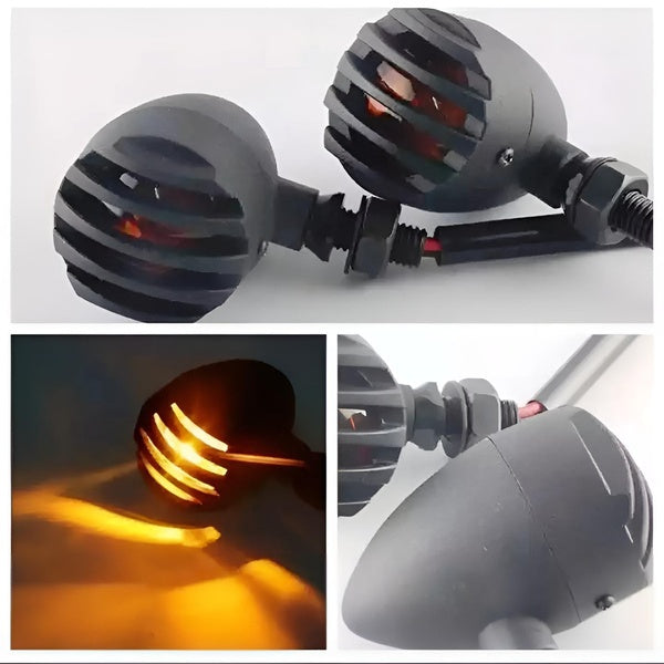 Pair Of 05 - Grill Indicators Yellow Led For Bikes ( 20pcs ) - GlowLaa.com