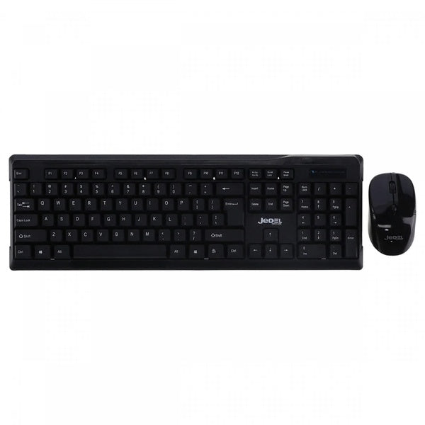 Jedel Wireless Keyboard Mouse Combo WS-1100 | 2.4GHz Wireless Keybaoard and Wireless Mouse - GlowLaa.com