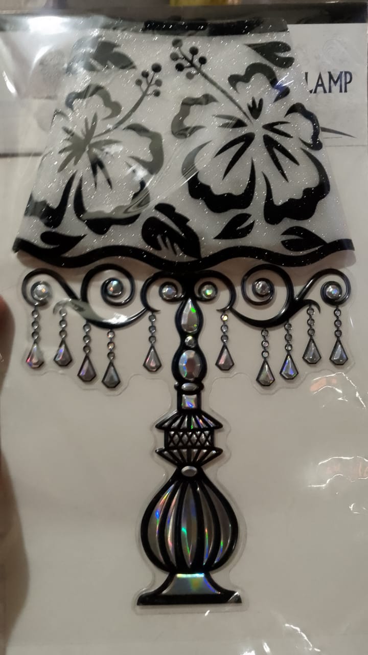 Self Adhesive LED Wall Lamp  (Mix/Random Designs)LED wall Lamp stickers (Cell Operated)