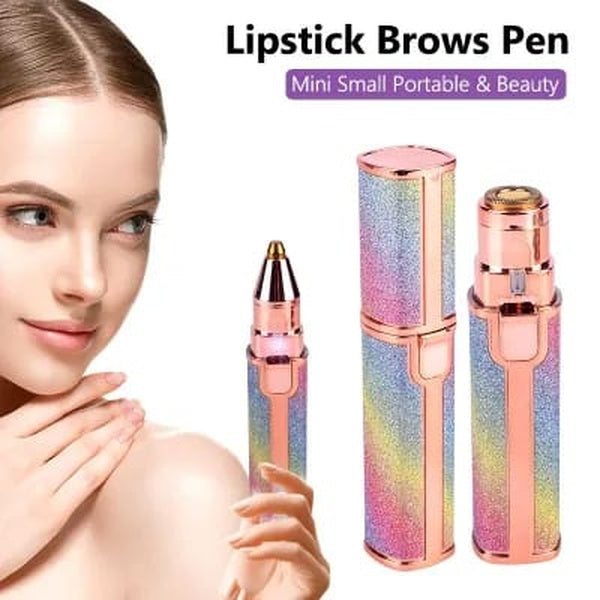 2 In 1 Hair Remover Chargeable , Multi Attractive Color With USB Charging Cable And Cleaning Brush