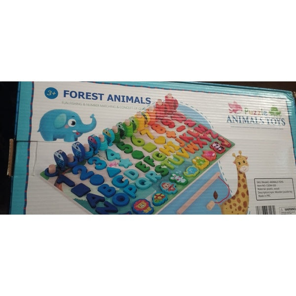 6 in1 Wooden Educational Puzzle &amp; Sorting Board Toy For Kids