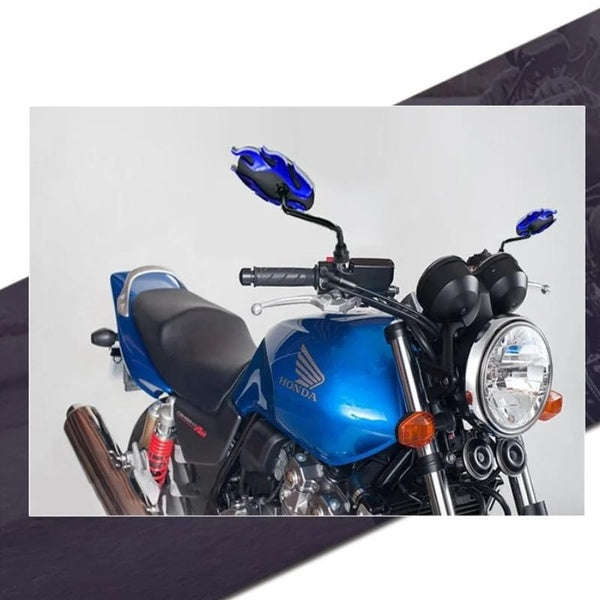 1Pair Motorcycle Universal Side Rear View Mirrors Back Side Mirrors For Dirt Bike honda Yamaha Kawasaki Suzuki TaoTao Lifan (Random Color)