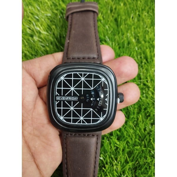 SEVEN FRIDAY Wrist Watch for Men - Without Box (Random Colors &amp; Designs)