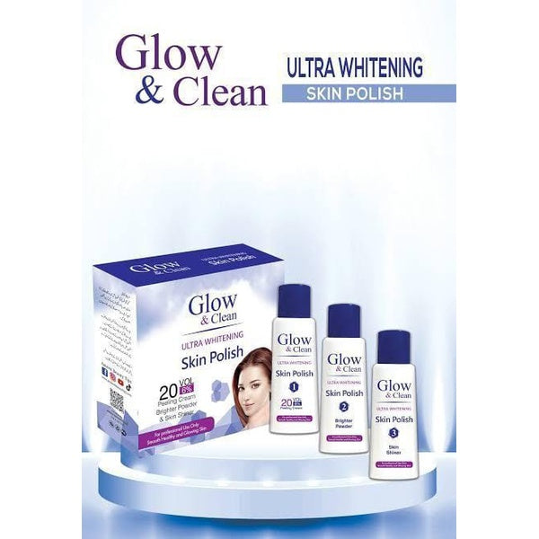 Glow &amp; Clean Ultra Whitening Skin Polish Kit