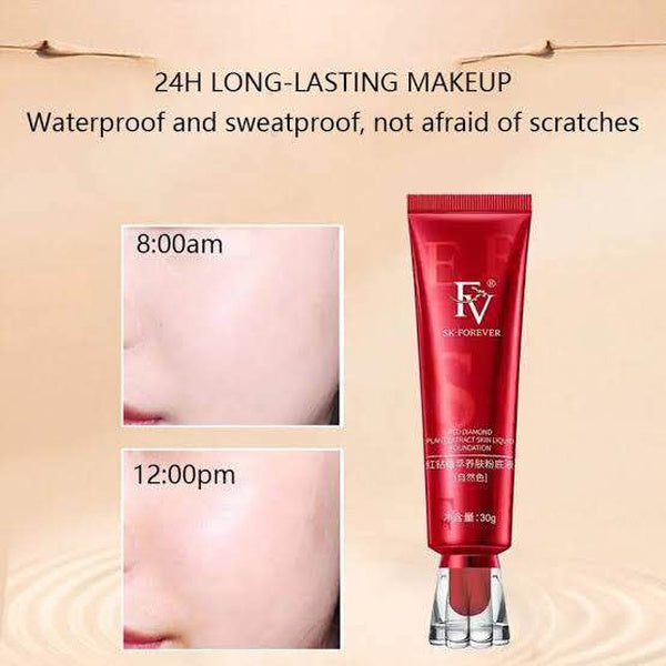 FV Foundation, Oil Absorb   Liquid Foundation | Best Tube Foundation 30g - GlowLaa.com