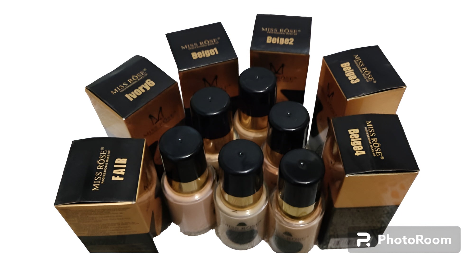 Miss Rose Professional Makeup Liquid Foundation - Beige 2