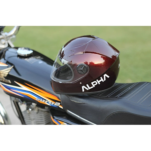 Helmet For Bike Comfortable Helmet For Bike Stylish Look New Design - Black and black visor - GlowLaa.com