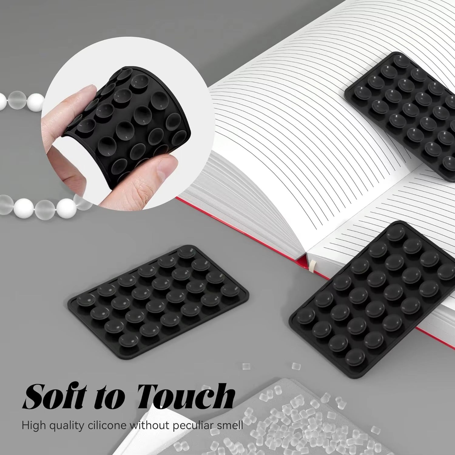 Mobile bubble Grip | Silicone Suction both side Bubble Grip Cup Phone Strong Grip Holder, Hands-Free use Mobile Phone Holder (Random color)