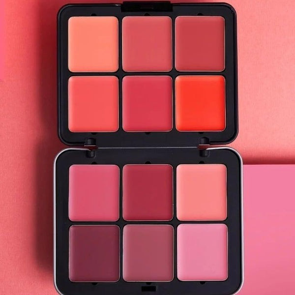 12 in 1 creamy blush lipstick palette