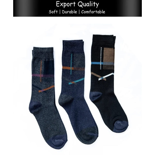 Pack Of 6 Men Socks Casual/Formal In best Different Pattern /Design - GlowLaa.com