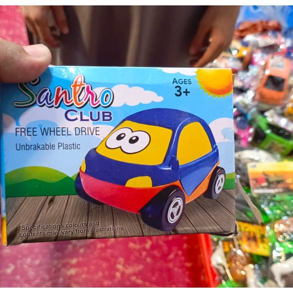 Car with Eyes Blue Baby funny toy car stylish and unique - GlowLaa.com