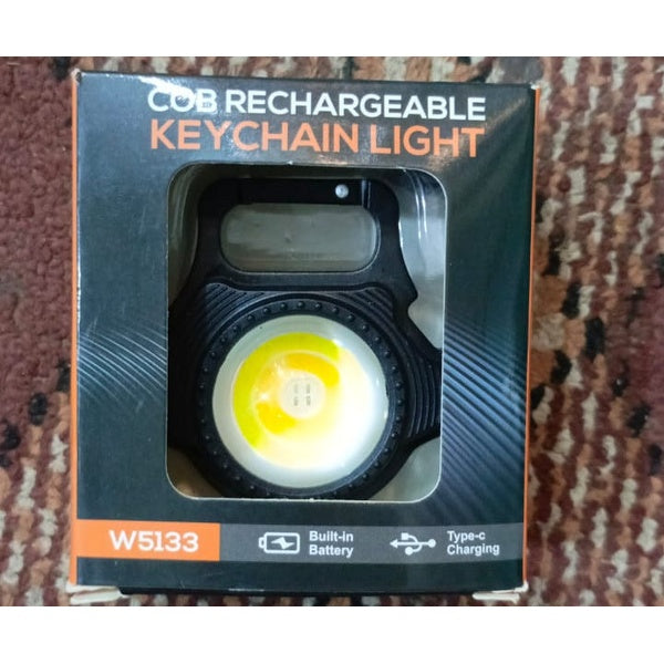 W5133 COB Rechargeable Keychain Light Small and Lightweight
