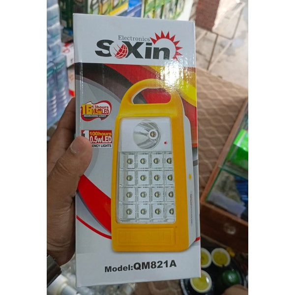 Multifunction Rechargeable Emergency Light (QM821A)  (Random color)