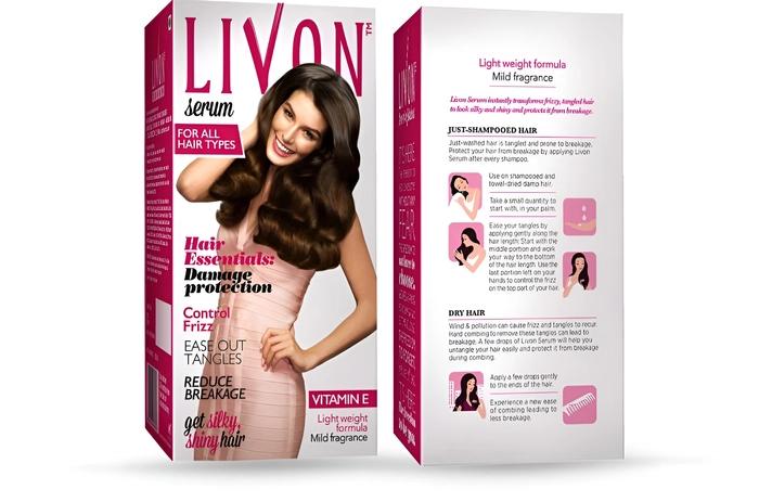 Livon Hair Serum Damage Protection Vitamin E - 50 / 100 ML - 50 ML
