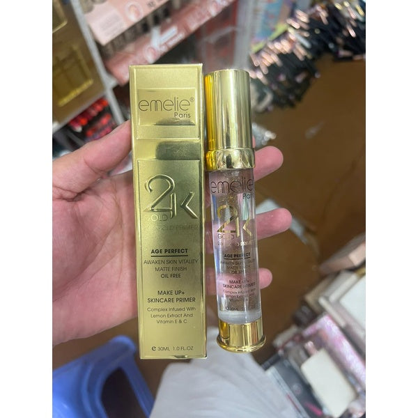 Emelie Paris 24K Gold Age Perfect Makeup+Skincare Primer (30ml)