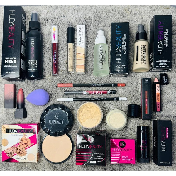 15 in 1 Makeup Deal Makeup Fixer  Lip Glose  Concealer  Primer  Foundation and may more