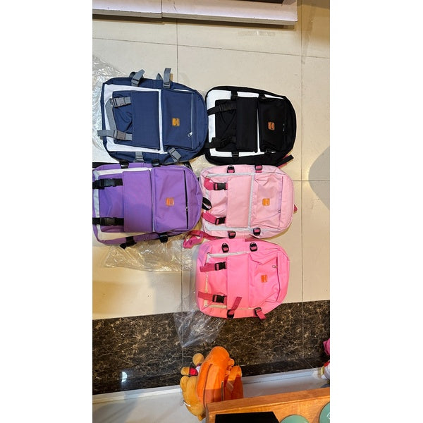 4-Piece School Bag Set: Stylish &amp; Practical new arrival 2024 - Black