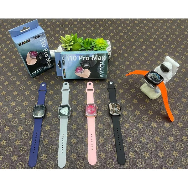 i10 Pro Max Smart Watch Series 9 Bluetooth Calling 2.19 HD Display 49mm Size Sports Fitness With Game ( Random Color ) - GlowLaa.com