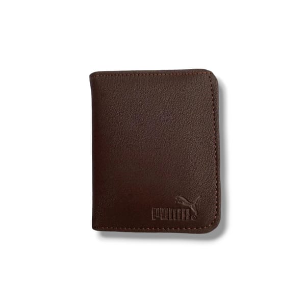 Leather Soft Wallet For Male &amp; Female - Black