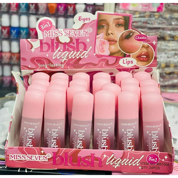 High Coverage Glowy, Matte And Poreless Liquid Blush | 1 Blush - Shade 1 - GlowLaa.com