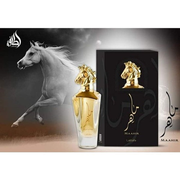 Mahir Gold Lattafa Perfume For Unisex 100 ML - Original EDP (Made In U.A.E) - GlowLaa.com