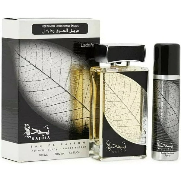 Lattafa Najdia Perfume For Unisex 100ML (with small body spray) - GlowLaa.com