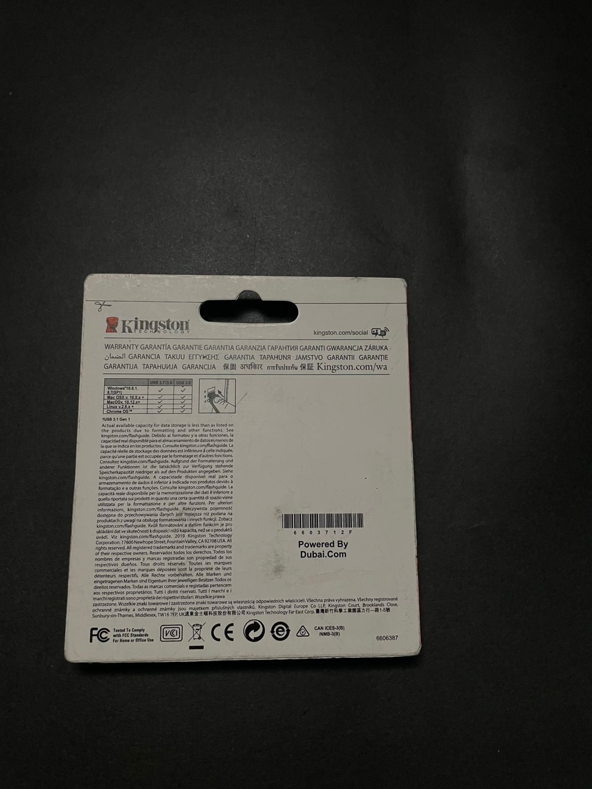 The Kingston DataTraveler USB 3.0 High-Speed Data Transfer Portable Design Flash Drive - 4GB