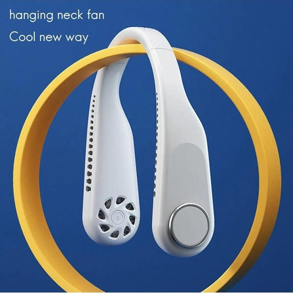 SurroundFan New Portable Bladeless Neck Fan – Foldable, Hands-Free Cooling for Travel &amp; Sports ( Random Color ) - GlowLaa.com