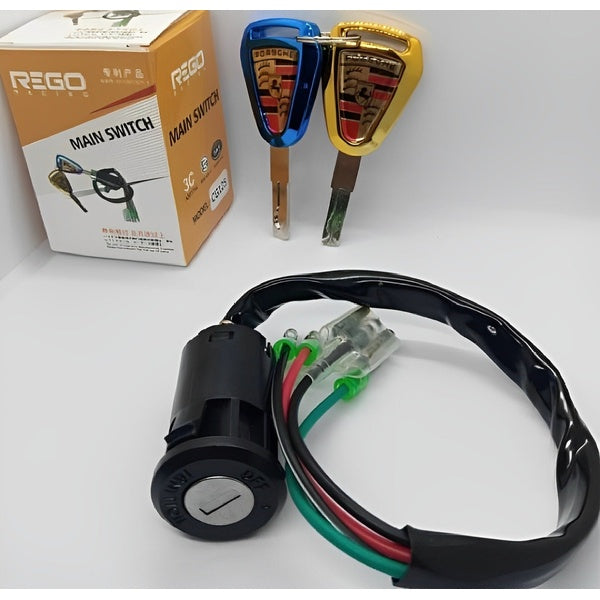 Ignition Switch with Computerized fancy Keys for 125cc bike new style two fancy computerize keys for all 125  bikes - GlowLaa.com