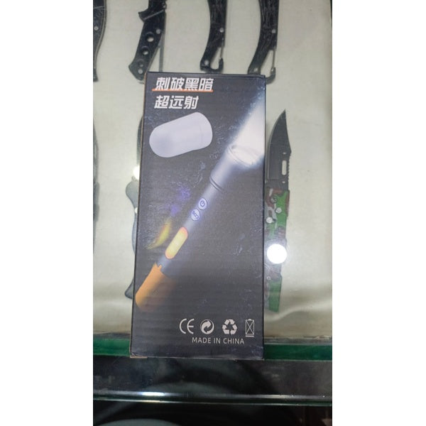 Rechargeable Tactical Flashlight High Lumens, Brightest Flashlights for Emergencies Camping COB Sidelight, Zoomable Multicolor Lenses Flashlight Hiking Hunting